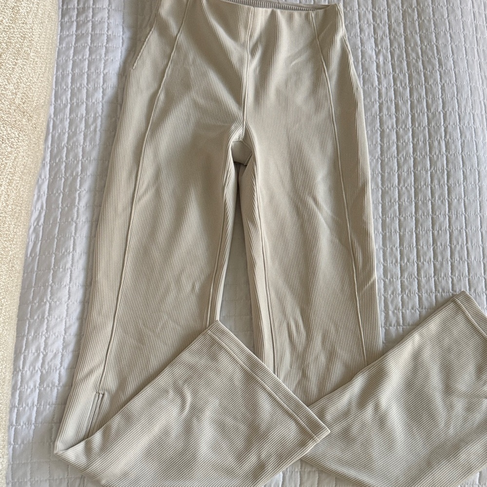 Lululemon Athletica Cream Straight Leg Pants